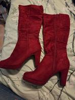 Rode laarzen met hak, Ophalen, Hoge laarzen, Nieuw, Trend One