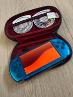Sony PSP 3004 Slim & Lite 18 games + geheugenkaart, Blauw, PSP 3000, Ophalen of Verzenden, Gebruikt