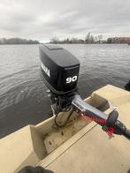 Yamaha 90pk 2takt powertrim., Ophalen, Met afstandsbediening, Zo goed als nieuw, 30 pk of meer