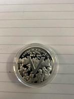 Zilveren Vrijheidsmunt 5 mei 1945 - Vrede & Vrijheid, Postzegels en Munten, Munten | Nederland, Zilver, Koningin Wilhelmina, Losse munt