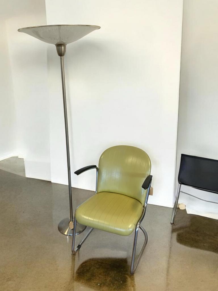 Art Deco Gispen style Vloerlamp 1930-1950, Ophalen