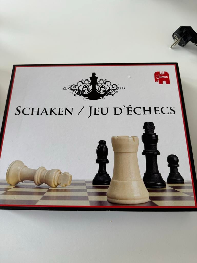 Compleet schaakspel Jumbo, Ophalen, 500 t/m 1500 stukjes, Zo goed als nieuw, Schaken