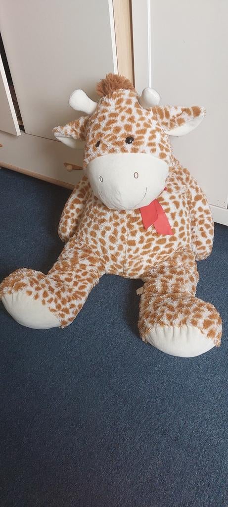 Grote giraf knuffel, Ophalen