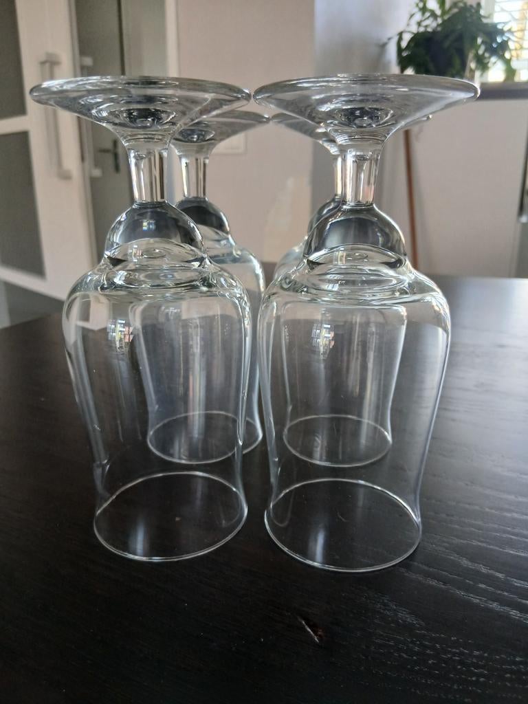 Gratis glazen set van 4, Ophalen, Glas of Glazen, Effen, Glas
