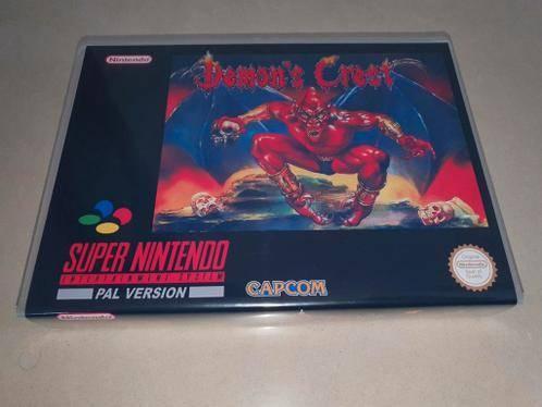 Demon's Crest SNES Game Case (2), Spelcomputers en Games, Games | Nintendo Super NES, Zo goed als nieuw, Avontuur en Actie, 1 speler