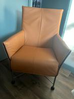 Design fauteuil Montis Charly leder refurbished, Ophalen, Nieuw, Leer, 75 tot 100 cm