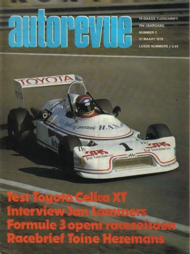 Autorevue 7 1978 : Toyota Celica 2000 XT - Renault 4 GTL, Ophalen of Verzenden, Gelezen, Algemeen