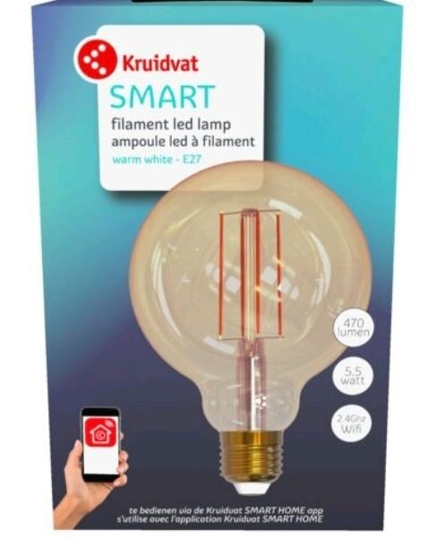 9x Smart lamp kruidvat, Huis en Inrichting, Lampen | Losse lampen, Gebruikt, Led-lamp, E27 (groot), Ophalen of Verzenden