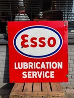Vintage Esso Service Emaille ReclameBord, Ophalen