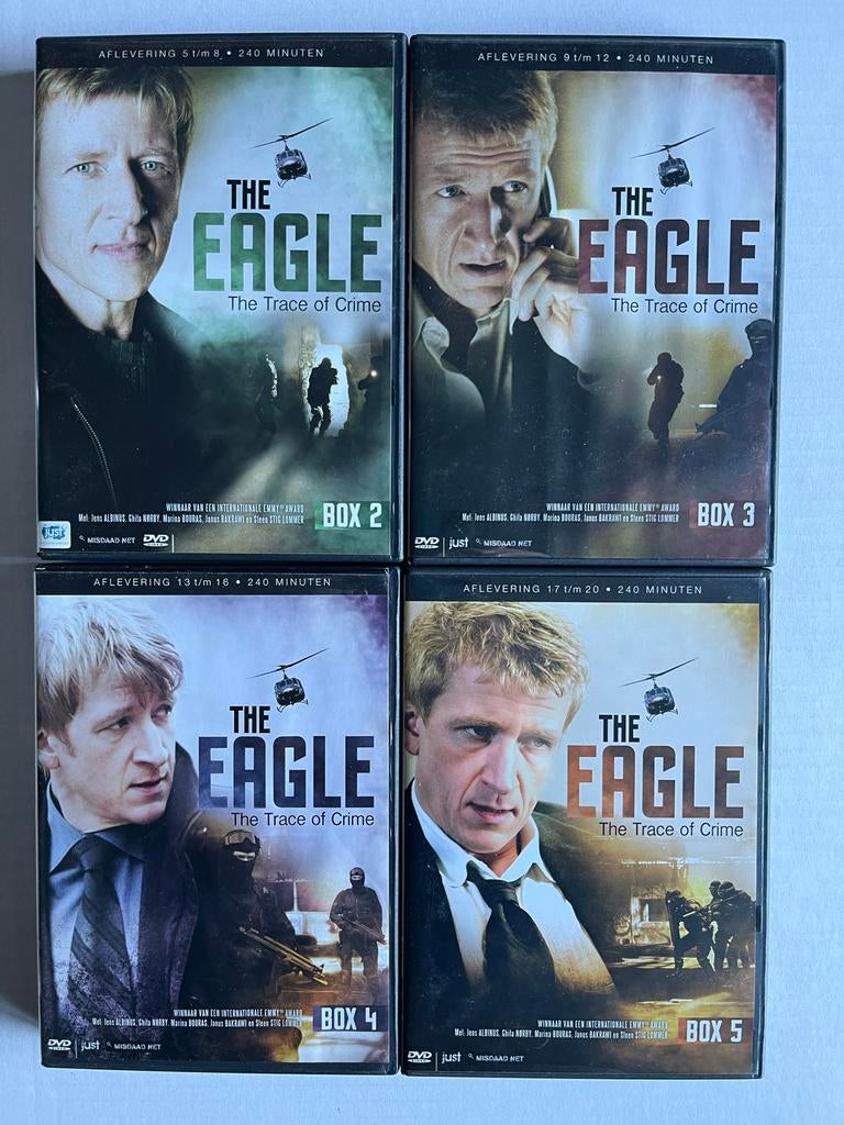 The Eagle: The Trace of Crime - Box 2, 3, 4 & 5 (DVD), Cd's en Dvd's, Dvd's | Tv en Series, Gebruikt, Boxset, Drama, Ophalen of Verzenden