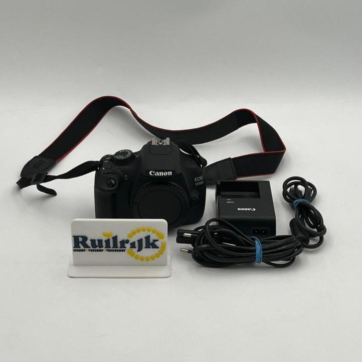 Canon EOS 1200D body zwart - Nette staat + Garantie, Audio, Tv en Foto, Videocamera's Digitaal, Zo goed als nieuw