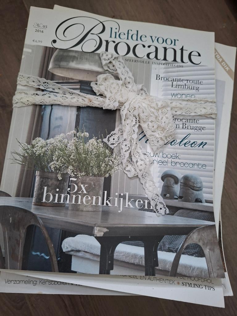 Tijdschriften, liefde voor brocante, Boeken, Tijdschriften en Kranten, Ophalen, Gelezen, Overige typen