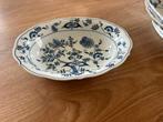 Blue Danube diepe schaal ovaal (broodschaal), Antiek en Kunst, Ophalen of Verzenden