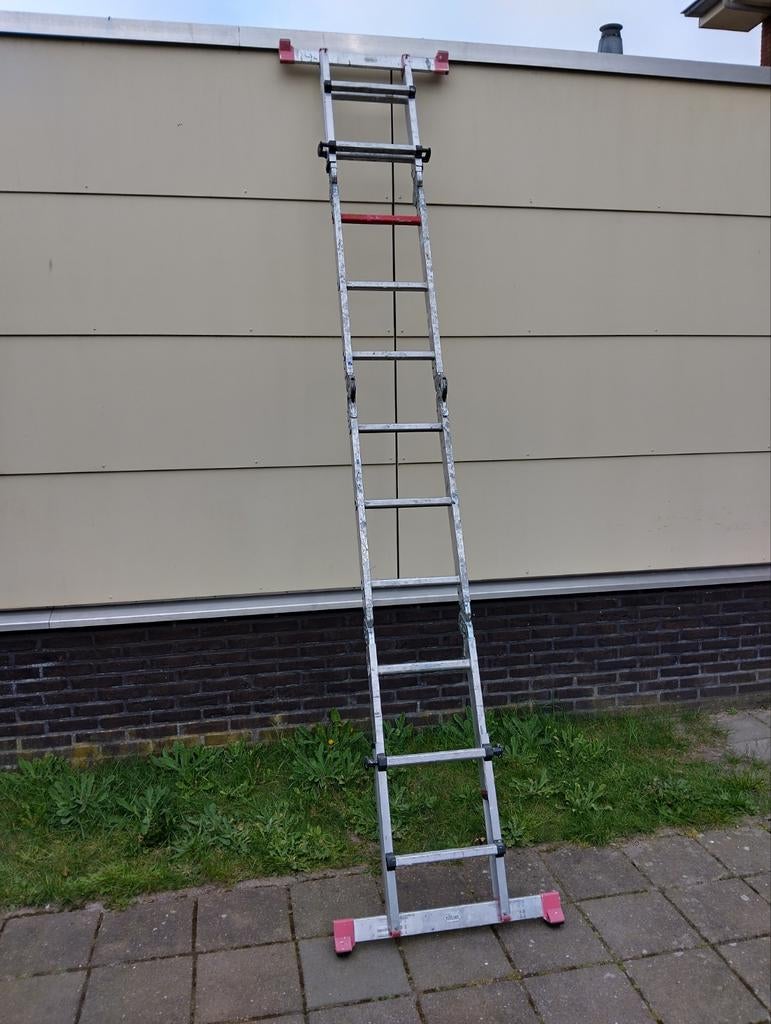 Altrex vouwladder, vouwtrap, klaptrap, Ophalen, Gebruikt, Ladder, Opvouwbaar of Inschuifbaar