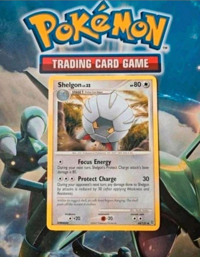 Shelgon 64/132 Diamond&Pearl Secret Wonders pokemon kaart, Ophalen of Verzenden, Gebruikt, Losse kaart