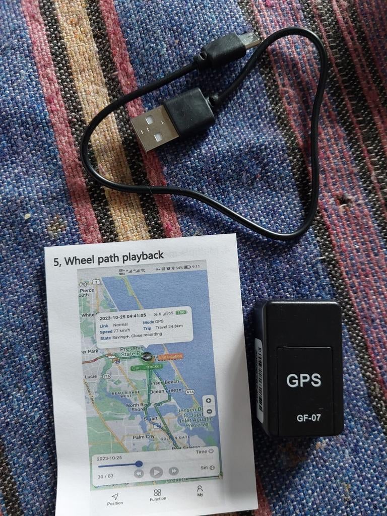 GPS tracker oplaadbaar  antie diefstal fiets auto, Ophalen of Verzenden, Nieuw