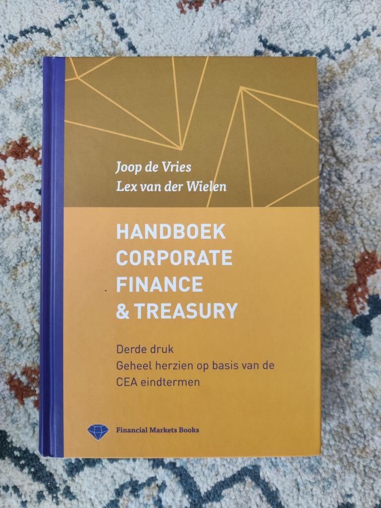 Handboek Corporate Finance & Treasury, Ophalen of Verzenden