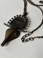 Ketting Vikinghanger brons Jorma Laine vintage jaren 80, Ophalen of Verzenden, Gebruikt, Goud, Overige materialen