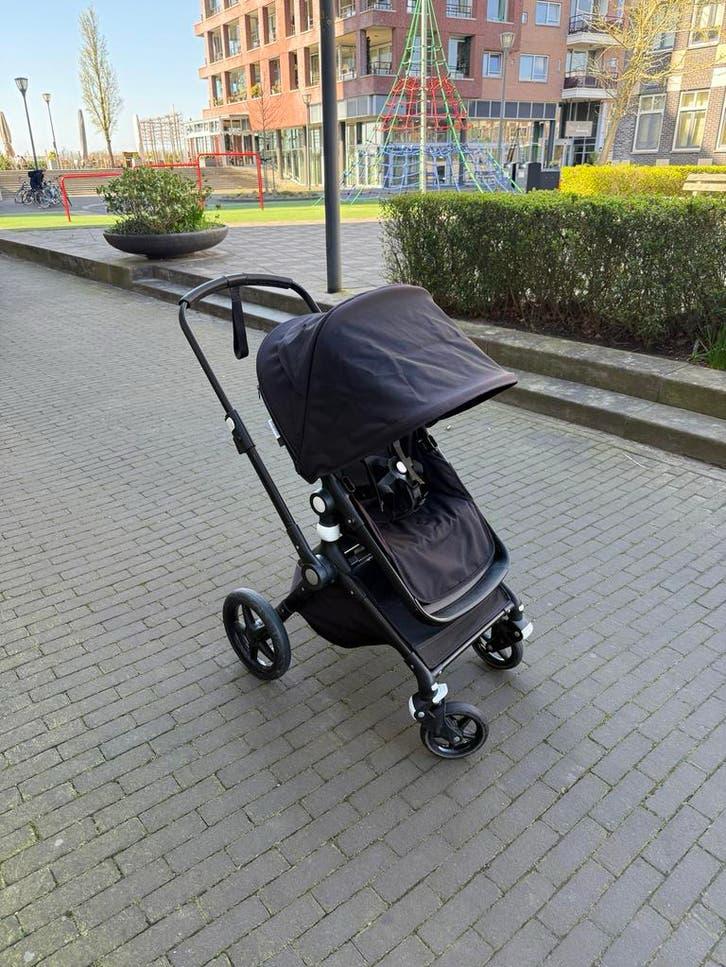 Buggaboo Lynx met wieg en Andy Warhol kap, Gebruikt, Bugaboo, Ophalen of Verzenden, Combiwagen