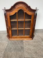 Vitrinekastje- Vintage, Huis en Inrichting, Kasten | Vitrinekasten, Ophalen, Eikenhout, 50 tot 100 cm, Zo goed als nieuw