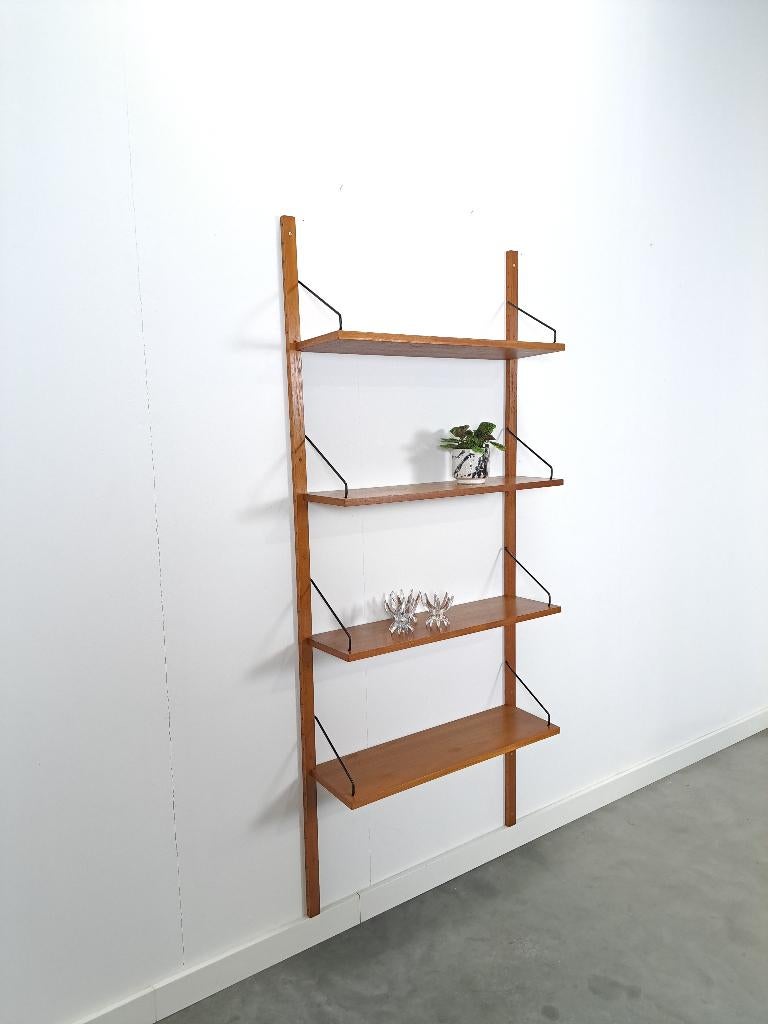 Modulair Deens Royal systeem Poul Cadovius CADO teak vintage, Huis en Inrichting, Woonaccessoires | Wandplanken en Boekenplanken