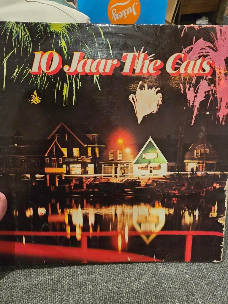 10 jaar the cats LP, Ophalen of Verzenden, Gebruikt, Pop