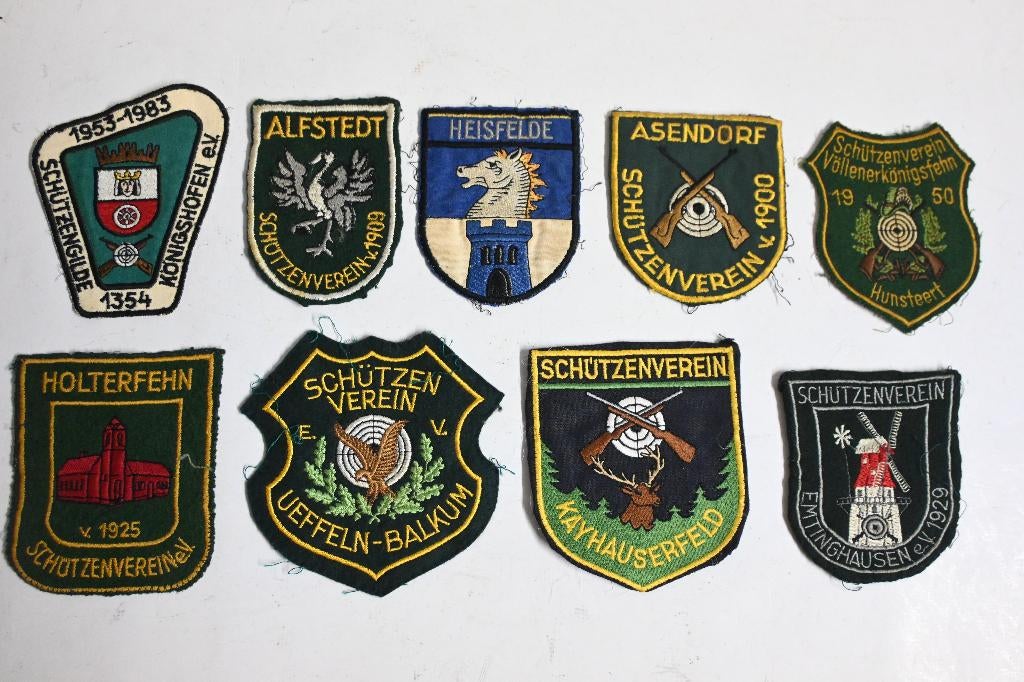 duitse emblemen schützenverein schutterij duitsland, Verzamelen, Militaria | Algemeen, Ophalen of Verzenden, Landmacht, Duitsland