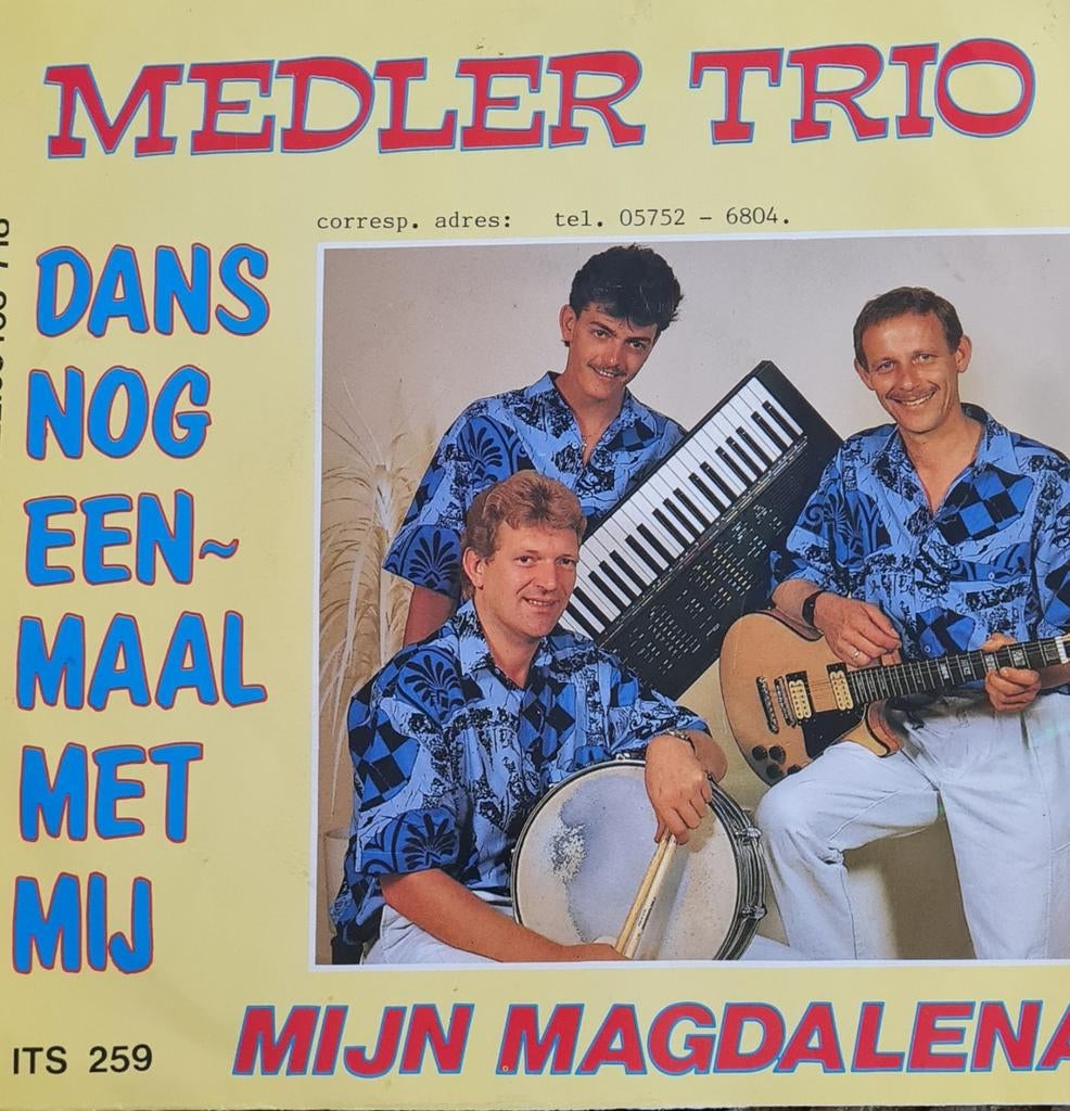 MEDLER TRIO - DANS NOG EENMAAL MET MIJ, Ophalen of Verzenden, Gebruikt, Nederlandstalig