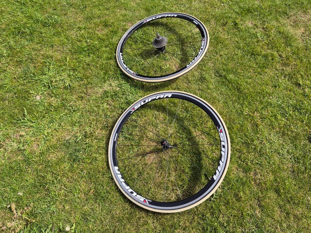 Supra RA30 set racefiets Wielen, Zo goed als nieuw, Supra, Aluminium, Racefiets