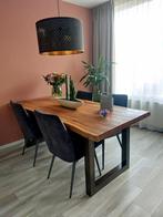 Massief acaciahouten eettafel - 200x90cm - Zeer goede staat, Huis en Inrichting, Ophalen