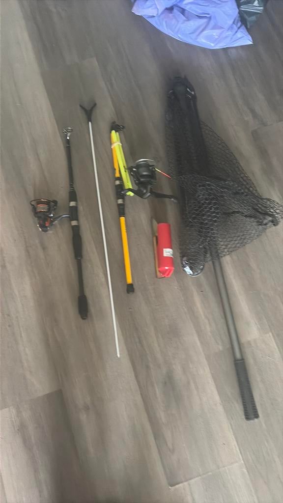 Hengels en visspullen, Watersport en Boten, Ophalen, Zo goed als nieuw, Werphengel