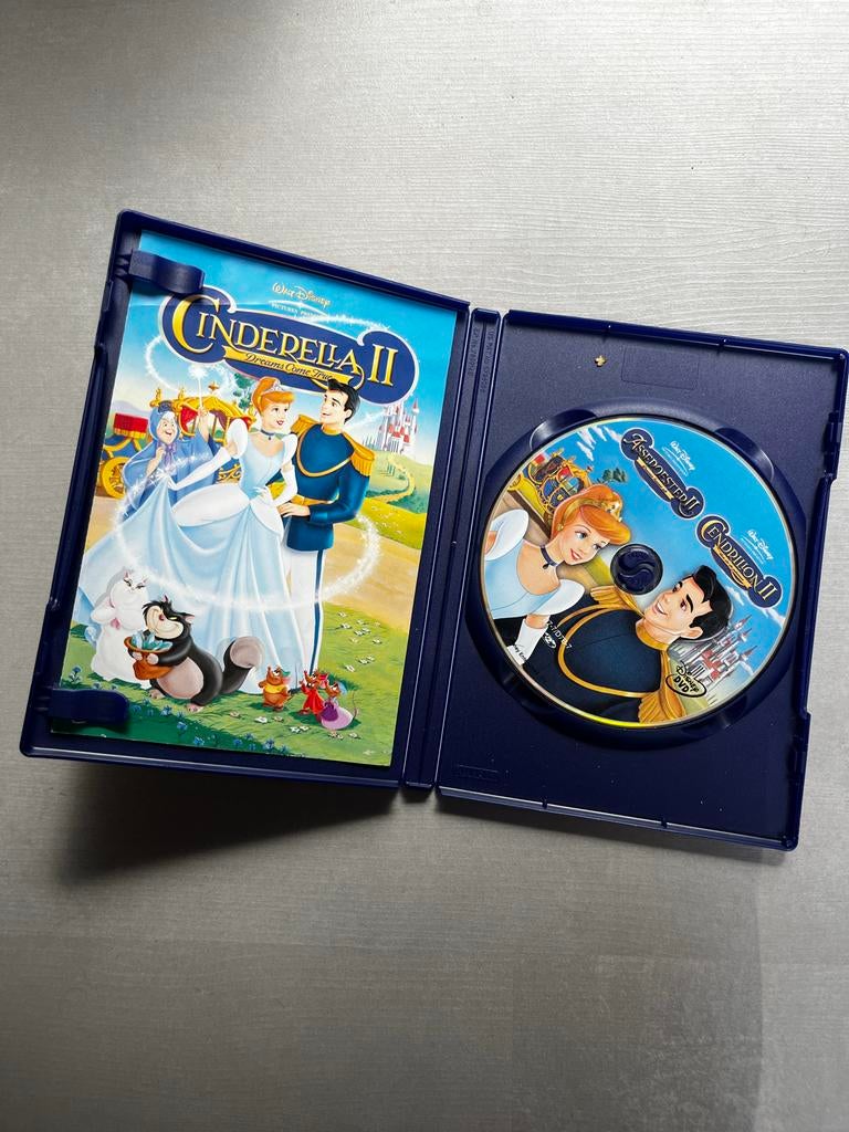 Assepoester II: Dromen Komen Uit - Disney DVD, Cd's en Dvd's, Dvd's | Kinderen en Jeugd, Zo goed als nieuw, Film, Avontuur, Alle leeftijden