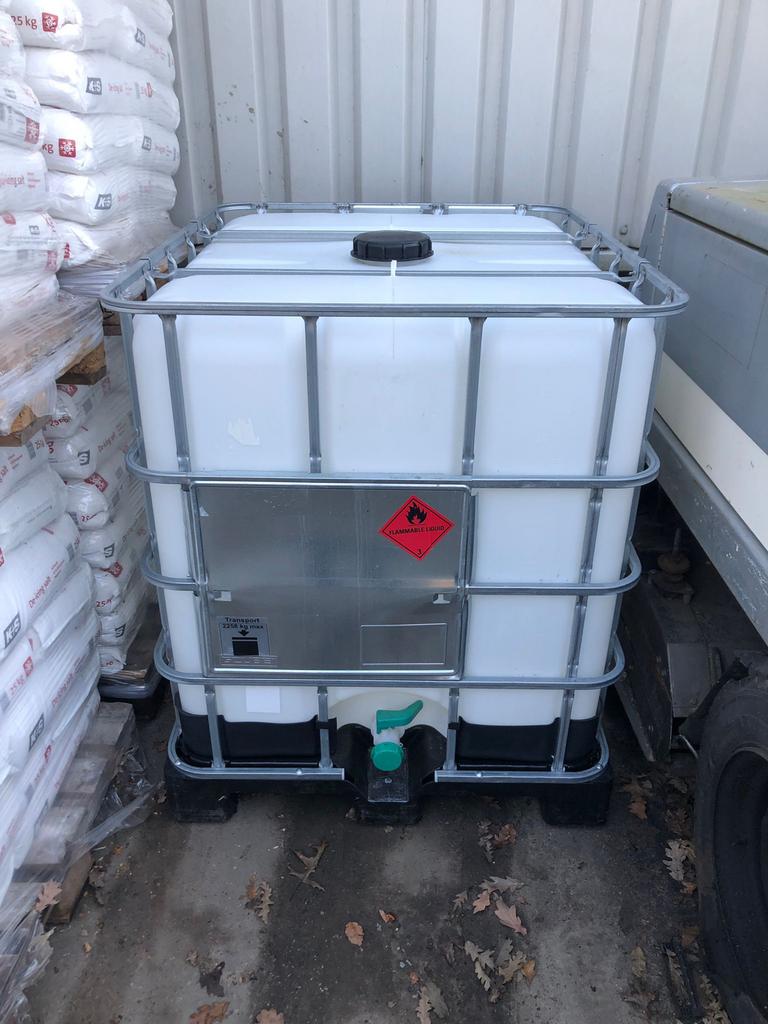 3x IBC vaten 1000L met dop en kraan, Tuin en Terras, Regentonnen, Zo goed als nieuw, Kunststof, 150 liter of meer, Ophalen