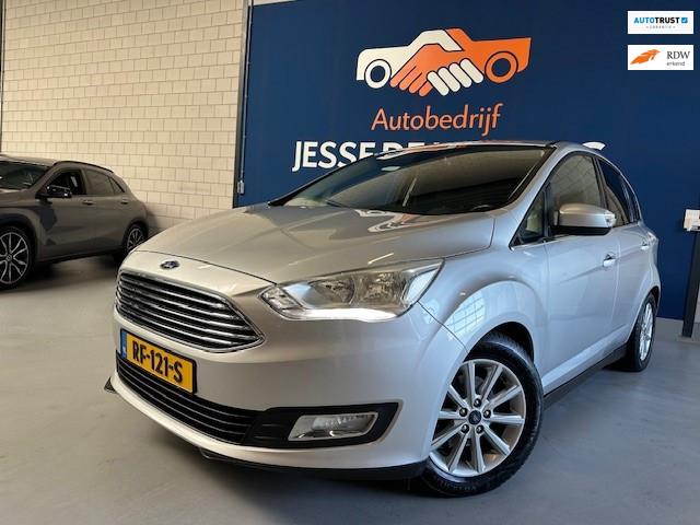 Ford C-Max 1.0 Titanium/ bj.2016 / navigatie/ trekhaak / spo, Voorwielaandrijving, Gebruikt, Euro 6, Handgeschakeld