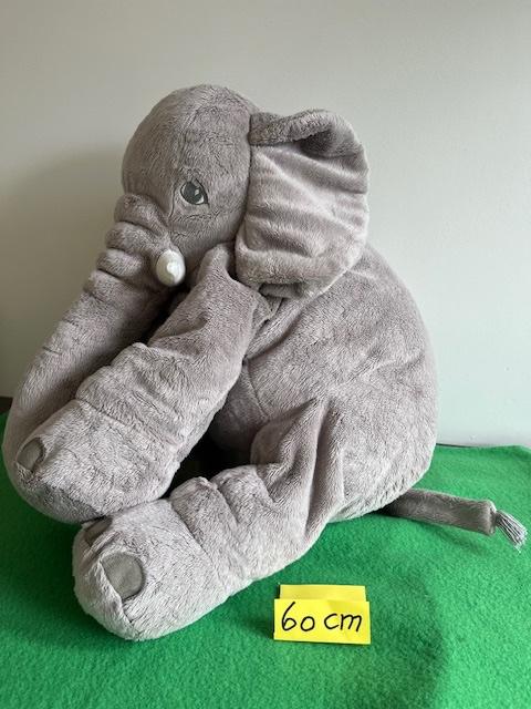 Hele grote olifant (knuffel) 60 cm, Kinderen en Baby's, Speelgoed | Knuffels en Pluche, Ophalen of Verzenden, Zo goed als nieuw