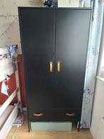 Coming Kids Babykamer Zwart Hout Kast, Ledikant, Commod, Kinderen en Baby's, Kinderkamer | Complete kinderkamers, Ophalen, Gebruikt