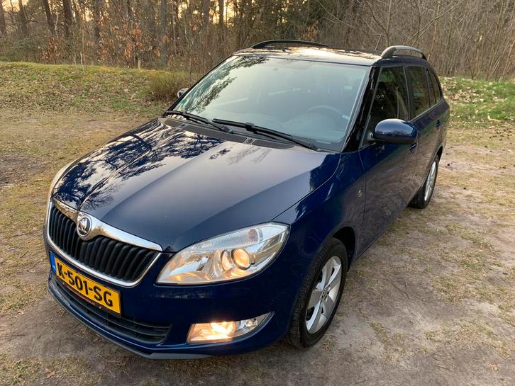 Skoda Fabia Combi 1.2 TSI 63KW 2013 Blauw, Auto's, Skoda, Particulier, Fabia, ABS, Airbags, Airconditioning, Bochtverlichting
