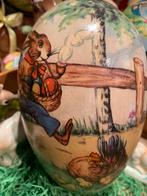 #pasen papier mache paas ei candycontainer, Gebruikt, T, Ophalen of Verzenden, N