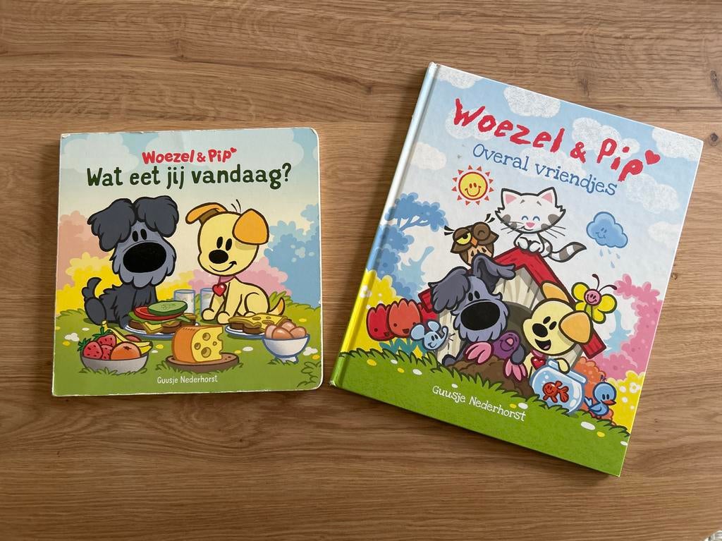 Woezel & Pip Boekenset: Overal Vriendjes & Wat eet jij vanda, Ophalen of Verzenden, Gelezen