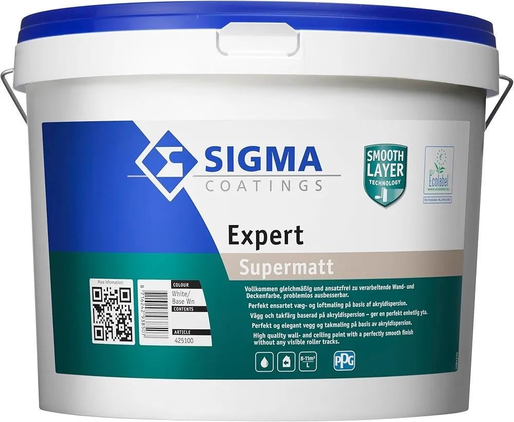 Sigma Perfect matt/ Expert en Siloxan, Wit, Nieuw, Ophalen of Verzenden, Verf