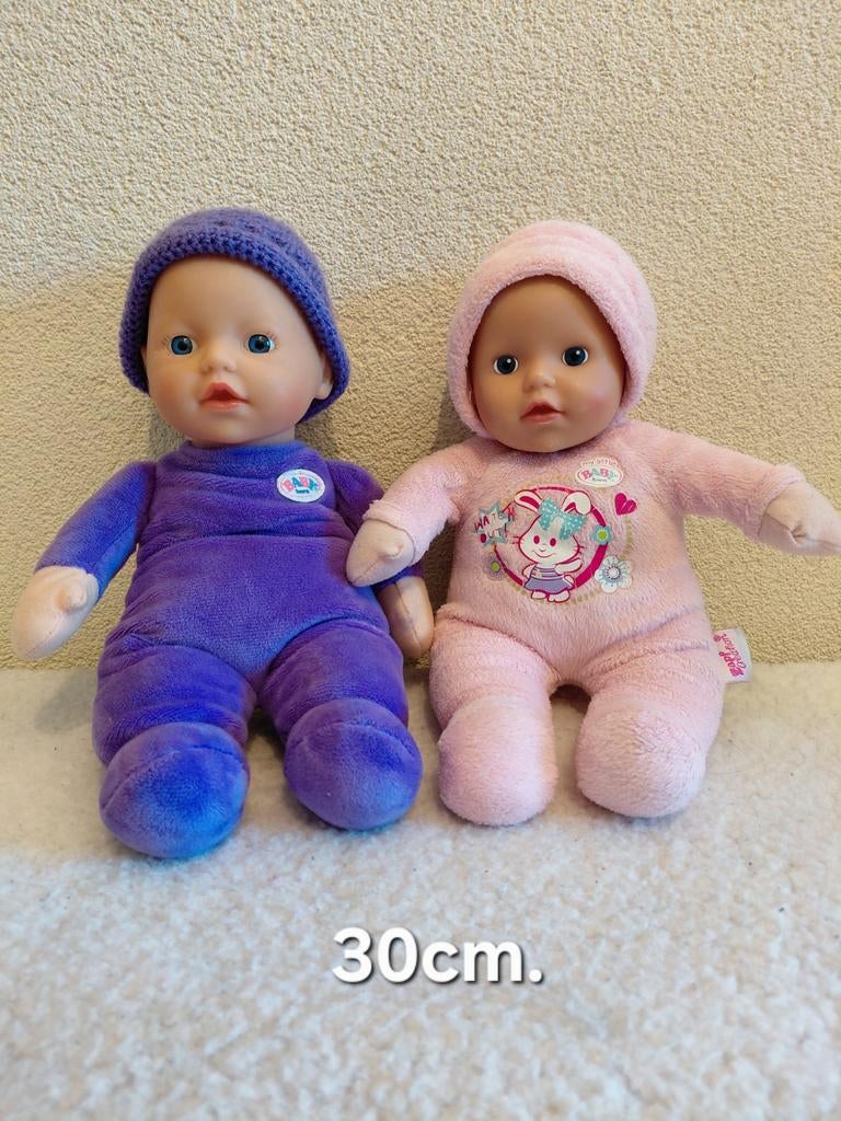 2 Kleine Zachte Baby Born Poppen  van Zapf Creation., Kinderen en Baby's, Speelgoed | Poppen, Ophalen of Verzenden, Gebruikt, Babypop