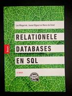 Relationele Databases en SQL - 4e druk, Boeken, Leo Wiegertink, Jeanot Bijpost en Marco de Groot, Zo goed als nieuw, Beta, HBO