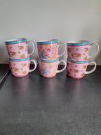 6 pip mokken in goede staat., Ophalen of Verzenden, Porselein, Overige stijlen, Kop(pen) en/of Schotel(s)