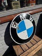 Vintage BMW Emaille Reclame Bord - Uniek Decoratiestuk, Ophalen, Reclamebord, Gebruikt, .