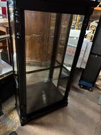 Grote schuifdeur vitrine - antieke stijl - 45x110x200H, 1025xe, 200 cm of meer, Ophalen of Verzenden, Zo goed als nieuw