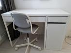 IKEA Micke bureau wit met lade en kastje, Huis en Inrichting, Bureaus, Ophalen, Gebruikt