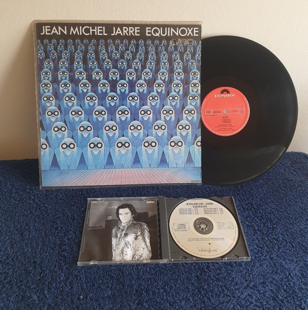 Jean Michel Jarre Equinoxe vinyl lp/elpee + CD, Verzenden, Zo goed als nieuw, 12 inch