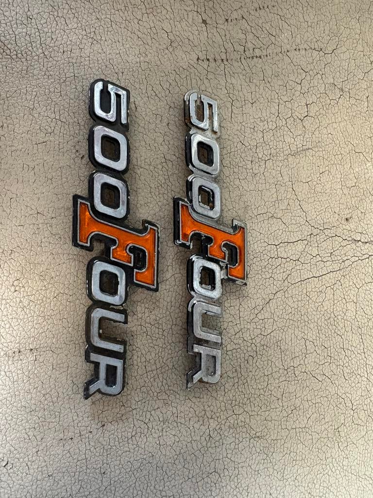 Honda CB500 zijkap emblemen, Motoren, Ophalen of Verzenden, Gebruikt