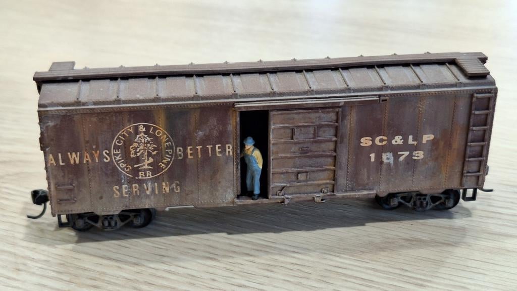 40 ft boxcar  SC & LP  h0, Ophalen of Verzenden, Gelijkstroom of Wisselstroom, Wagon, Overige merken