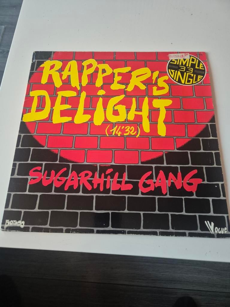 Sugarhill Gang - Rapper's Delight (Maxi-Single), Cd's en Dvd's, Vinyl Singles, Gebruikt, Maxi-single, Ophalen of Verzenden, 1970 - 1979